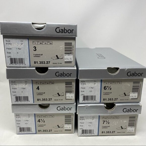 Gabor 81.353.27 ballet flats black leather - Picture 7 of 8